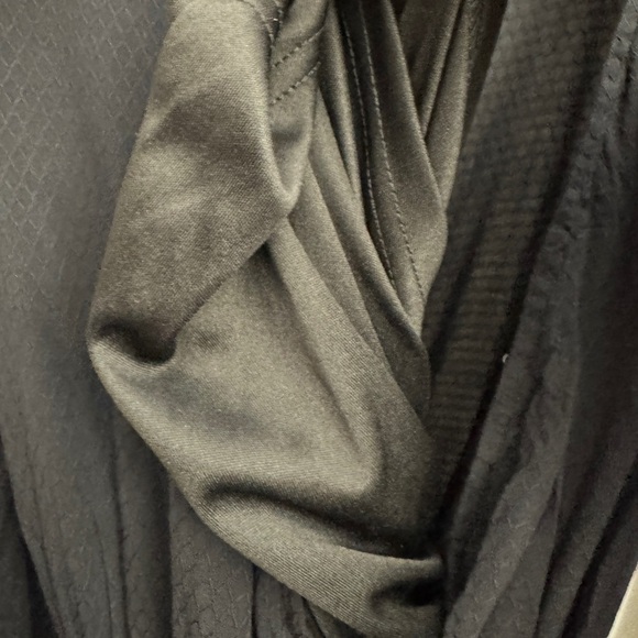 Love Stitch Boho Wrap Crochet Lace Bell Sleeve Jumpsuit Black - Picture 11 of 13